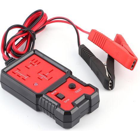 Testeur de relais électronique 12 V, testeur de batterie automobile professionnel, outil de diagnostic automobile (1/5)
