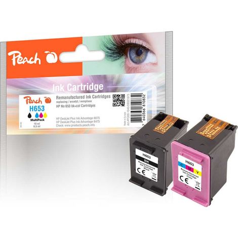 Peach Patrone HP No.653 MultiPack remanufactured (PI300-1045)