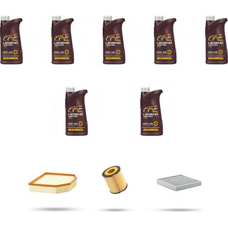 Kit tagliando 3 FILTRI e 7L OLIO compatibile con Bmw Z4(E85,E86) 2.5si 160kw dal 2006 (1/4)