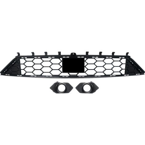 Grille de pare-chocs avant inférieur, design en nid d'abeille, remplacement direct, comme indiqué (1/2)