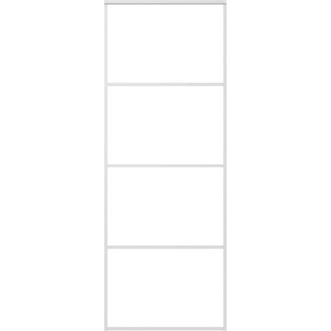 Maison Exclusive - Schiebetür ESG-Glas und Aluminium 76x205 cm We (1/5)