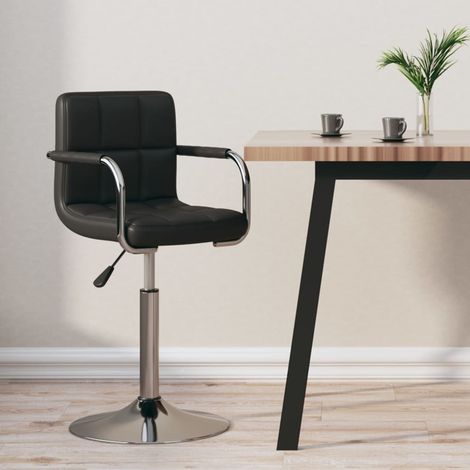 Barhocker Schwarz Kunstleder vidaXL298311 (1/5)