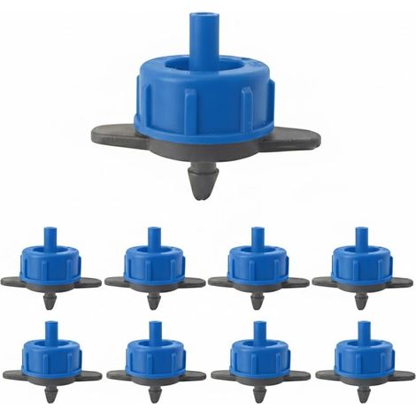 Lot de 25 Goutteurs autorégulants 8 l/h, Goutteurs d'irrigation en ligne système micro, Goutteur pour arrosage agriole et jardinage (1/5)
