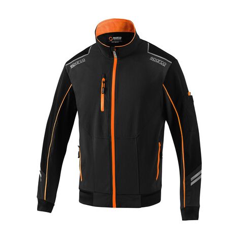 SPARCO GIUBBINO AUSTIN BLACK ORANGE TG S- 1,0 pz