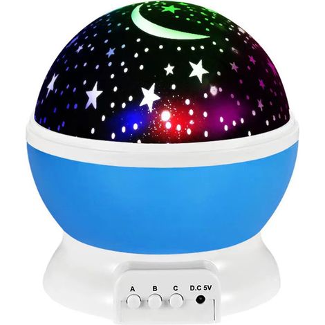 1 lampe ciel étoilé colorée - Bleue - 1W