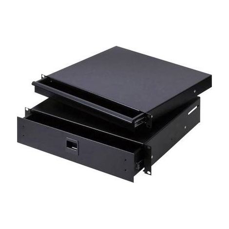 Adam Hall 19" Parts 87402 economy 2 - Cassetto rackmount 2U, acciaio (1/2)