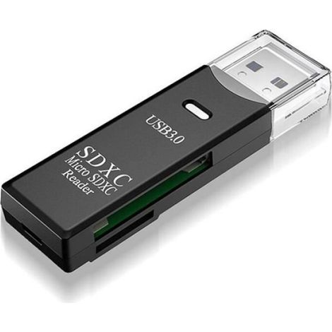 Lecteur De Carte Mémoire - USB 3.0 - Compatible Micro SD TF - Pour Ordinateur Portable Et Bureau - 1 Pièce