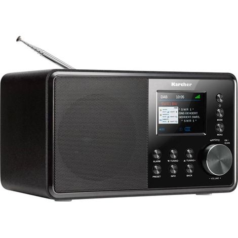 Karcher DAB 3000 Radio de table DAB+ AUX noir X044581 (1/3)