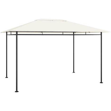 vidaXL Gazebo 384x281x270 cm Cream 180 g/m虏 (1/5)