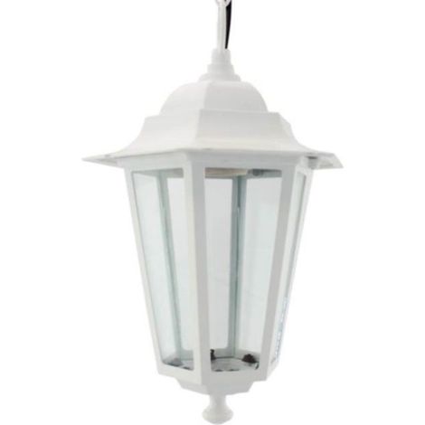Farol de jardín Aluminio colgante E27 60W Blanco GSC 000700075