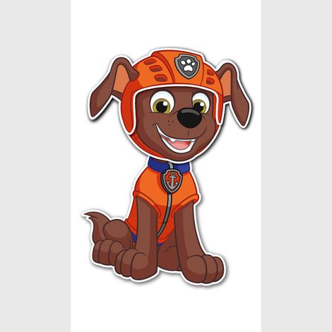 Sticker 3D - Pat'Patrouille Zuma - 14x20 cm