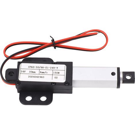 Mini actionneur électrique DC24V avec aile, mouvement linéaire à course de 30mm pour machines de balayage Robot (1/5)