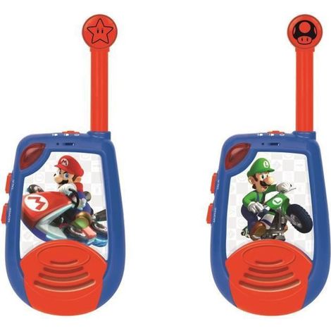 MARIO KART Talkie-walkies digitaux enfant portee 2 km de portee et fonction morse LEXIBOOK (1/5)