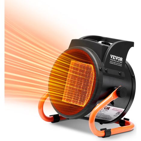 Chauffage de serre PTC, 2000 W, chauffage de tente de culture électrique portable, à 3 vitesses, protection contre la surchauffe, chauffage rapide pour serre, salle de fleurs, lieu de travail (1/5)