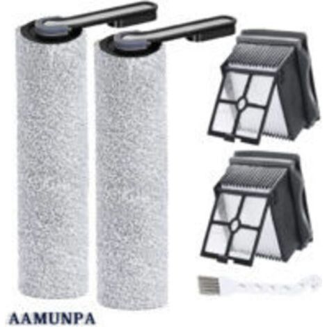 Lot de 4 Tineco Floor One S5 / Floor One S5 Pro 2 ensemble d'accessoires de filtre de brosse de remplacement pour aspirateur eau/poussière Ajoutez un petit pinceau (1/5)