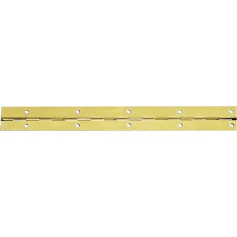 HSI Stangenscharnier, Eisen, vermessingt, 32x 900mm, 1 STK