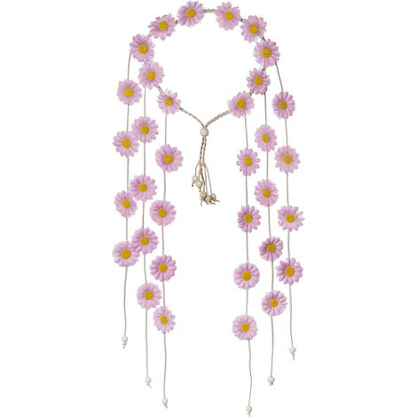 Couronne De Fleurs - Bandeau Floral Ajustable En Forme De Tournesol - Accessoire Capillaire Bohème Pour Femme - 1 Pièce (1/5)