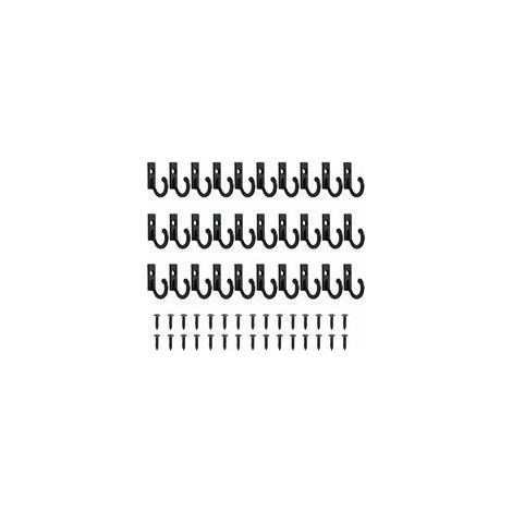 Set mit 30 kleinen Vintage-Haken, Wandhaken für Schlüsselhalter, Hängehaken, Schmuckhaken, Schlüsselhaken für Kleidung, Kleiderhaken mit Schrauben, Wandgarderobe für Badezimmer (1/5)