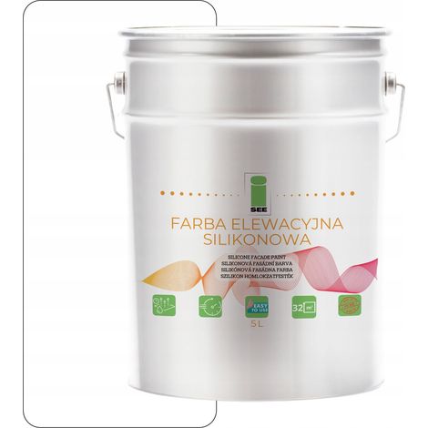 VERNICE PER FACCIATE AL SILICONE BIANCA 5L PERMEABILE AL VAPORE + ANTIALGA (1/5)