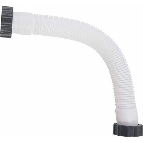 Tuyau flexible de rechange pour filtre de piscine, tuyau de pompe de piscine, tuyau d'aspiration,blanc,40.6cm (1/4)