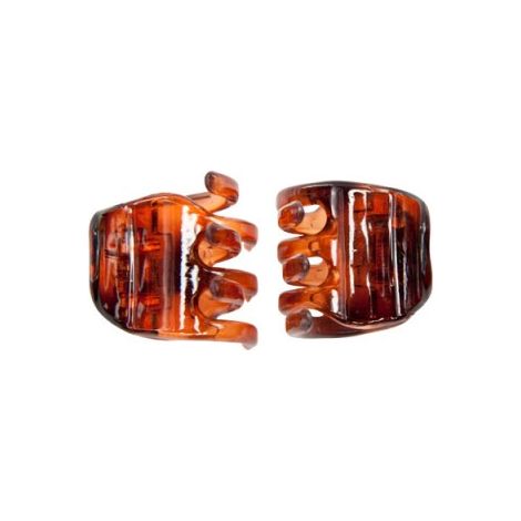 Donegal Amber Haarspangen, 2er-Pack