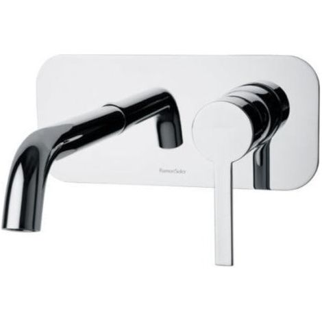 Mitigeur lavabo mural à encastrer DRAKO Bec 19 cm - Ramon Soler (1/2)