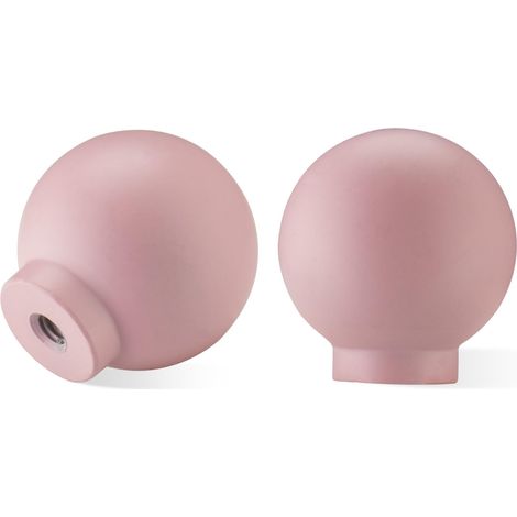 4 Pièces Boutons de Meuble en Aluminium Bouton de Portes pour Placards avec Vis Poignée Ronds pour Tiroir Commode Chambre d'enfant (1/5)