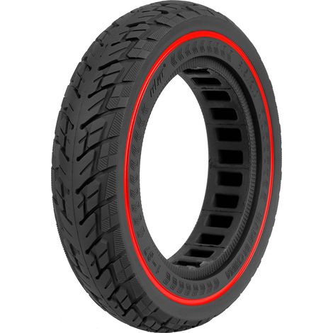Pneu plein tout-terrain Ulip 9.52.0 Red Line, pneu en caoutchouc résistant à l'usure de 9 pouces pour trottinettes électriques (1/5)