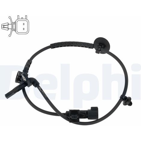 Capteur, vitesse de roue DELPHI SS21216-12B1 OPEL 1247594 1247689 1247703
