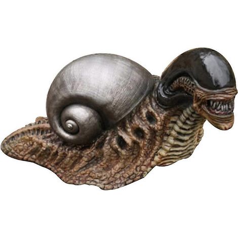 Keramik-Schnecke, Gartendekoration, Tierfigur, Gartenstecker