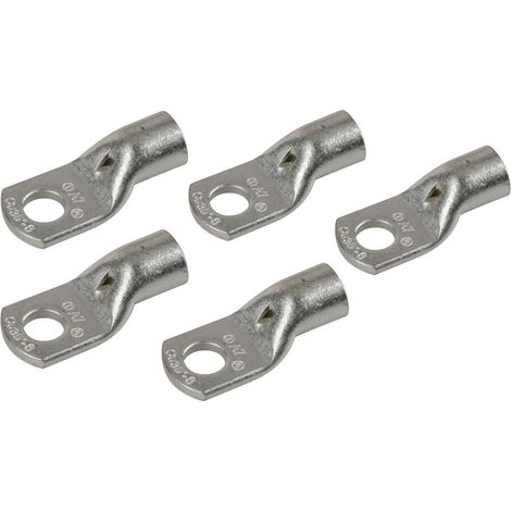 Set 5 pz capicorda da graffare in rame stagnato - sezione 35 mm² - foro 8 mm (1/3)