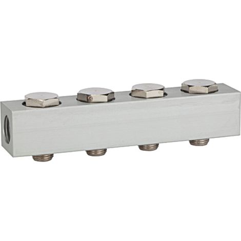 Riegler Versorgungsleiste für Wegeventile, mit 4 Ventilpositionen, G 1/4 (1/2)