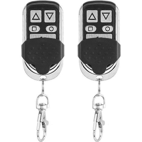 Télécommande Universelle 2 Pièces KB109 Sans Fil 4 Boutons Code Copie Sécurisée Portail Garage Porte (1/5)