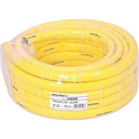 Tuyau d'arrosage en PVC jaune 1 1/4" (30 mm) 25 m