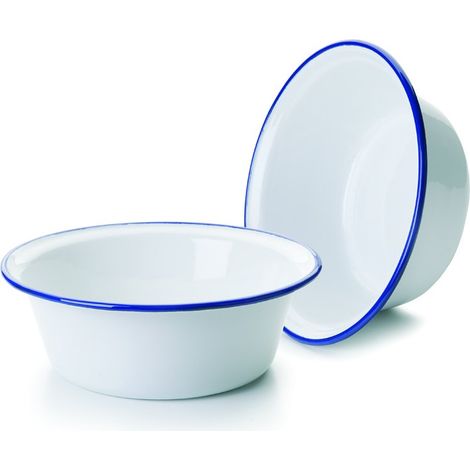 Bol, Acier, Blanc, 16 cm, 16 x 16 x 6 cm