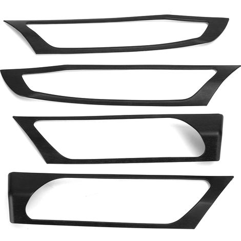 4-teiliges Set Türgriffrahmen-Abdeckungen im Eichenholz-Design für den Innenbereich, kompatibel mit X3 F25 2014-2017 (1/5)