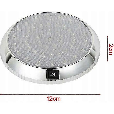 Plafonnier LED 46 LED 12 V pour caravane, camping-car et fourgon aménagé (1/2)