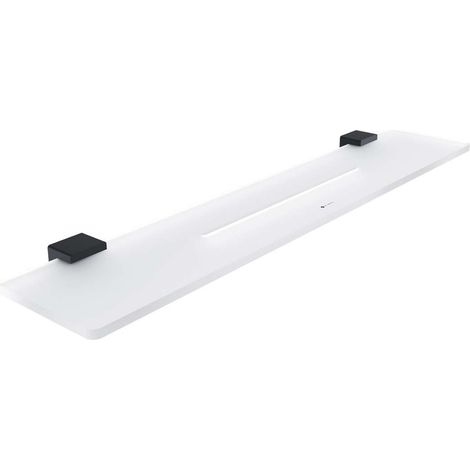 Nimco Kibo - Mensola, lunghezza 60 cm, nero opaco Ki-X460-90 (1/3)