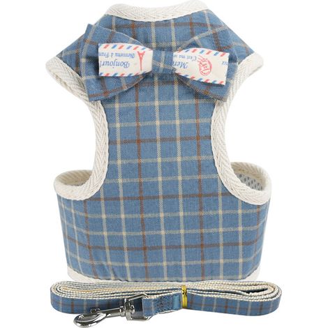 1 Gilet chat, maille douce, dos motif félin, ajustable, clips métalliques, anneau robuste, promenade évasion (1/5)