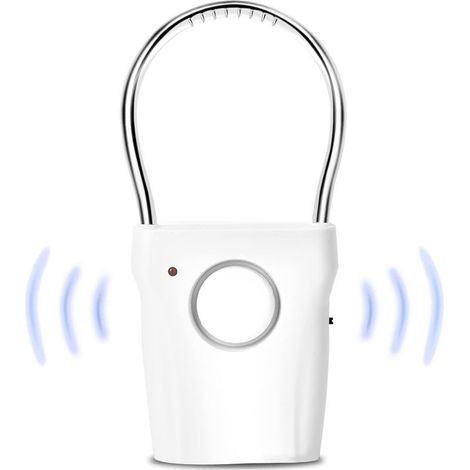 Alarme de Porte et Fenêtre,Alarme de poignée de Porte,Alarmes de Sécurité Domestique sans Fil avec Sonnette de Porte, Alarmes Porte et Fenêtre sans Fil, Sirène 120dB (1/5)