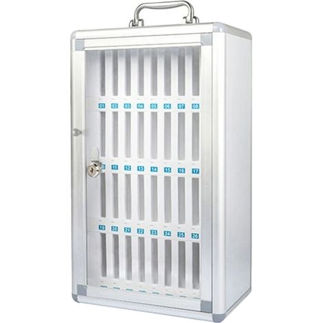 Iternet Taquilla para Móviles 36 Plazas 29x19x50 Cm Gris