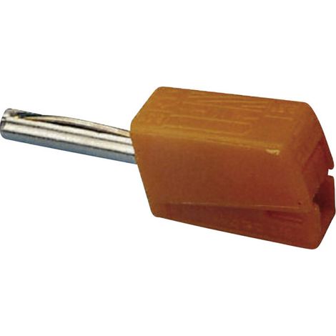 WAGO  Bananenstecker Stecker, gerade Stift-Ø: 4 mm Orange 1 St.