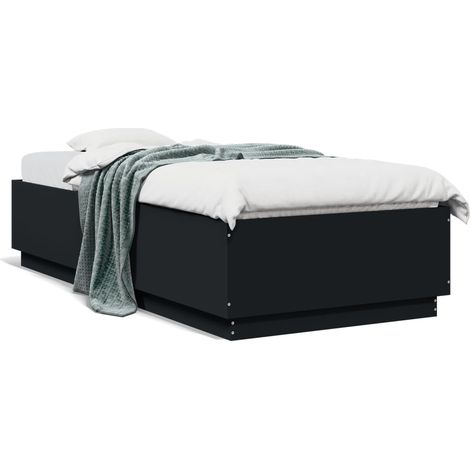 Maison Exclusive - Estructura de cama madera de ingeniería negra (1/5)
