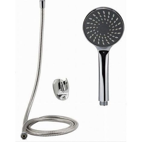 Vtizikl Kit Bagno Doccetta Doccino Soffione Doccia Con Laccio 1,8mt Staffa 69104 Rotondo - (1/2)