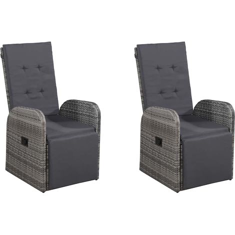 Maison Exclusive - Set Mobili da Pranzo per Giardino 5 pz Grigio (1/5)