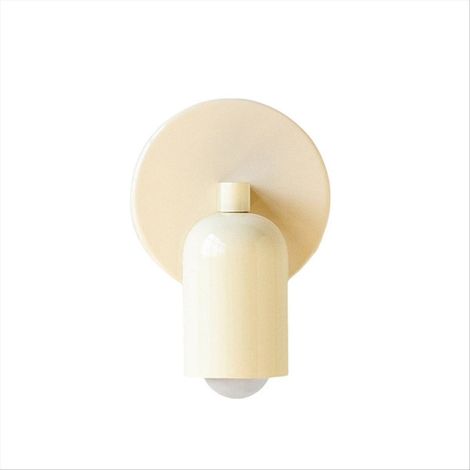 Wandleuchte im nordischen Stil, farbenfrohe, macaronförmige Nachttischlampe, ideal für die Inneneinrichtung von Schlafzimmern, Fluren und Hotels, moderne Ambientebeleuchtung. (1/5)