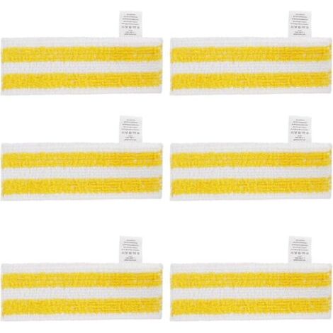 BARKBUSTERSLot de 6 Lingettes de Rechange en Microfibre Compatible avec Karcher Easyfix SC 1, SC 2, SC 3, SC 4, SC 5 Nettoyeurs Vapeur