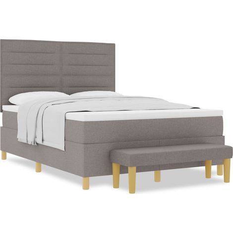 Maison Exclusive - Letto a molle con testiera Talpa 190 x 140 cm Tessuto (1/5)