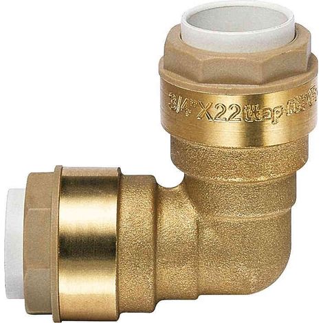 Coude 90° à enclipser pour cuivre Ø22