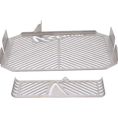 Garde-Radiateur d'Eau Moto pour Suzuki DL650 V-Strom 2004-2010, Protection d'Huile en Aluminium Argenté, Grille Réservoir de Refroidissement, Accessoire de Remplacement (1/5)